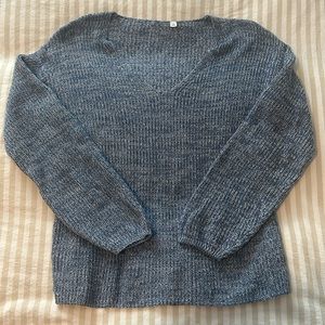 Old Navy heathered blue sweater size S